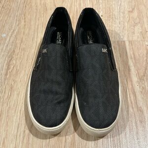 Micheal Kors Black Slip On Sneakers